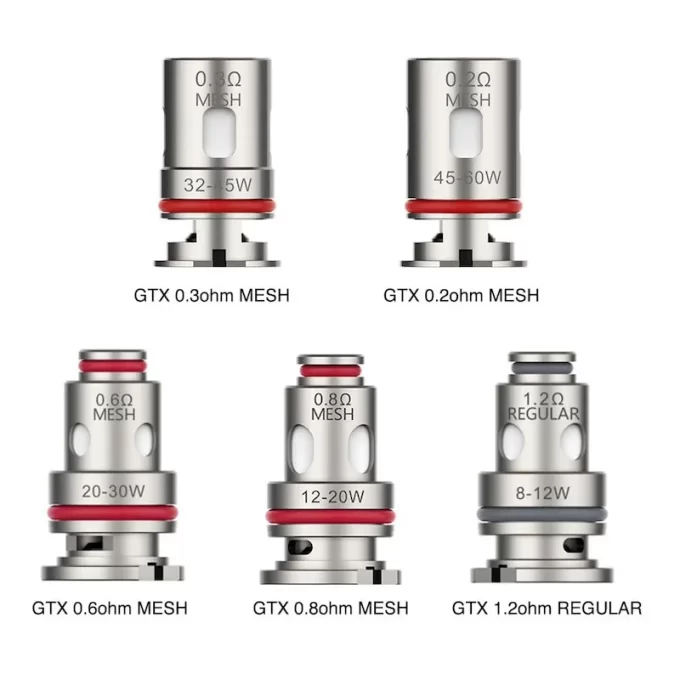 VAPORESSO GTX Coil 霧化芯 ONE GO LUXE 成品芯 霧化芯 替換芯 線圈 電子煙空倉主機煙彈 電子煙主機 煙彈 成品霧化器 可替換煙倉 煙芯 電子煙耗材