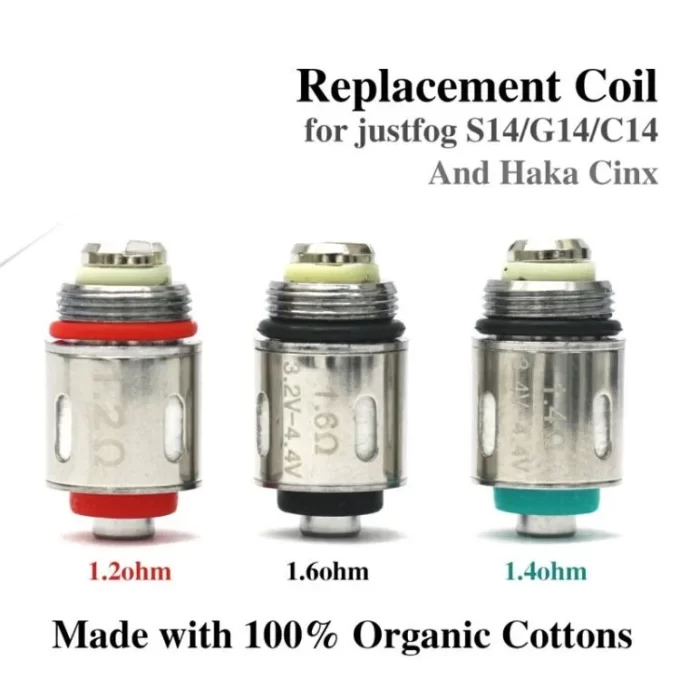 微風成品芯 justfog Q16 Q16C P16A C16 C14 Q16PRO QPOD成品芯 霧化芯 替換芯 線圈 電子煙空倉主機煙彈 電子煙主機 煙彈 成品霧化器 可替換煙倉 煙芯 電子煙耗材