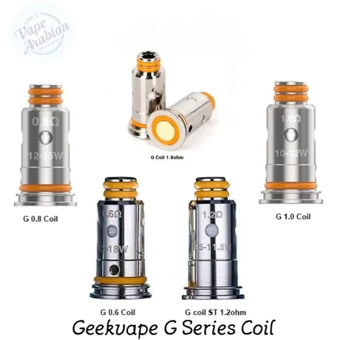 5pcs/pack Geekvape G Series Coil wenax 維納斯 神盾成品芯 霧化芯 替換芯 線圈 電子煙空倉主機煙彈 電子煙主機 煙彈 成品霧化器 可替換煙倉 煙芯 電子煙耗材