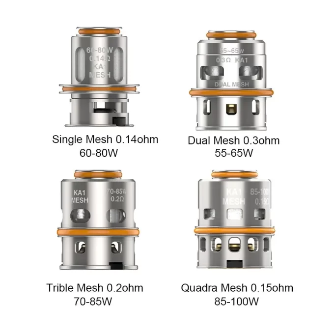 5pcs/pack Geekvape M Series Coil維納斯 成品芯 非 boost 帕拉德 星雲cosmo 菲林x oxva起源